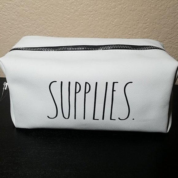 Rae Dunn Handbags - Rae Dunn SUPPLIES. Cosmetic Bag